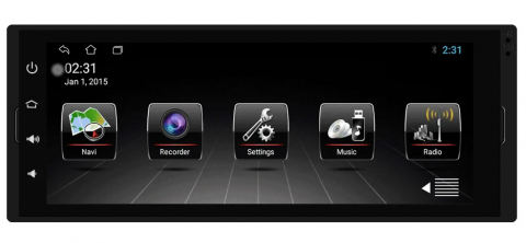 Navigatii Universale - Navigatie dedicata VW, AUDI, OPEL, DACIA, FORD , NISSAN , TOYOTA , 4GB RAM 64GB ROM 1DIN , 8 core + SIM 4G 6.9 inch, Android 14,mirror link, camera marsarier -