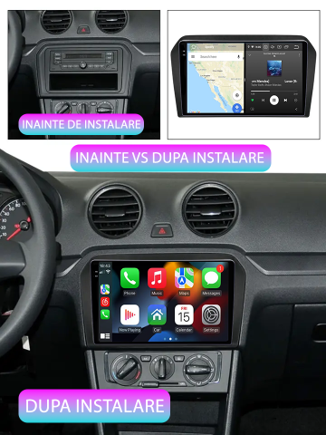 Navigatie dedicata VW Jetta 2013-2017, 12GB RAM 256GB ROM, Android 14, Rezolutie 2K, Display QLED, 9", DSP, Carplay, Android Auto, Internet, Youtube, Waze, Wi Fi, USB [4]