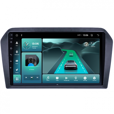 Jetta 2013-2017 - (Resigilata) Navigatie dedicata VW Jetta 2013-2017, Android 14, Wireless Carplay si Android auto 2GB RAM 32 ROM, Display IPS, 9 inch, Microfon Extern