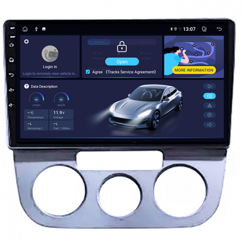 (Resigilata) Navigatie dedicata VW Jetta5 2005-2010 si Golf 5, 2GB RAM 32GB ROM, Quad Core, Display 10" IPS Full HD, Carplay, Android 14, Bluetooth, Magazin Play, Suport camere AHD [5]
