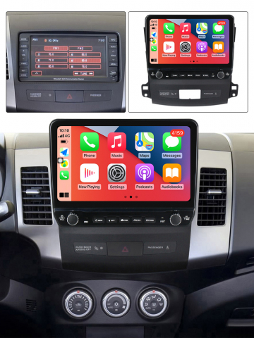 Navigatie dedicata Outlander 2005-2011 cu butoane rotative model 2024, 9 Inch, 2GB RAM 32GB ROM, Quadcore, Android 13, WiFi, Bluetooth, Magazin Play [3]