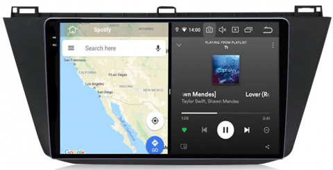 Navigatie dedicata VW Tiguan 2017-2019, 12GB RAM 256GB ROM, Android 14, Rezolutie 2K, Display QLED, 10", DSP, Carplay, Android Auto, Internet, Youtube, Waze, Wi Fi, USB [3]