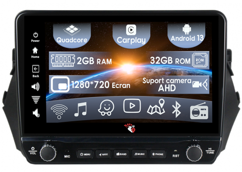 Ciaz 2014-2018 - Navigatie dedicata Ciaz 2014-2018 cu butoane rotative model 2024, 9 Inch, 2GB RAM 32GB ROM, Quadcore, Android 13, WiFi, Bluetooth, Magazin Play