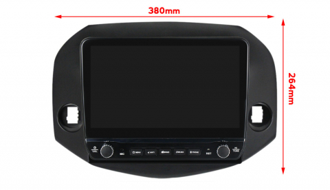 Navigatie dedicata RAV4 2005-2013 cu butoane rotative model 2024, 10 Inch, 2GB RAM 32GB ROM, Quadcore, Android 13, WiFi, Bluetooth, Magazin Play [5]