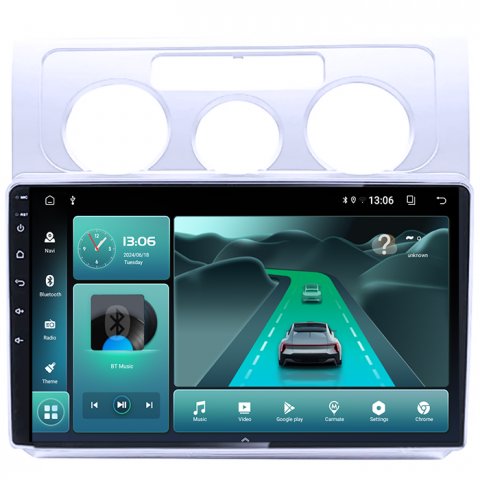 (Resigilata) Navigatie dedicata VW Touran 2003-2015, 2GB RAM 32GB ROM, Quad Core, Display 9" IPS Full HD, Carplay, Android 14, Bluetooth, Magazin Play, Suport camere AHD [3]