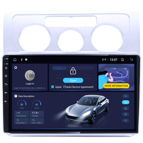 (Resigilata) Navigatie dedicata VW Touran 2003-2015, 2GB RAM 32GB ROM, Quad Core, Display 9" IPS Full HD, Carplay, Android 14, Bluetooth, Magazin Play, Suport camere AHD [5]