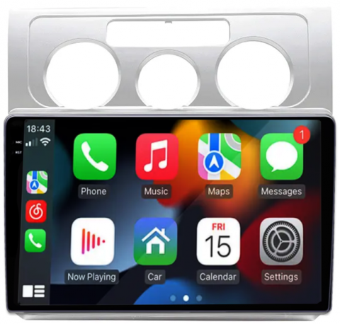 Navigatie dedicata VW Touran 2003-2015 Silver, 12GB RAM 256GB ROM, Android 14, Rezolutie 2K, Display QLED, 10", DSP, Carplay, Android Auto, Internet, Youtube, Waze, Wi Fi, USB [3]