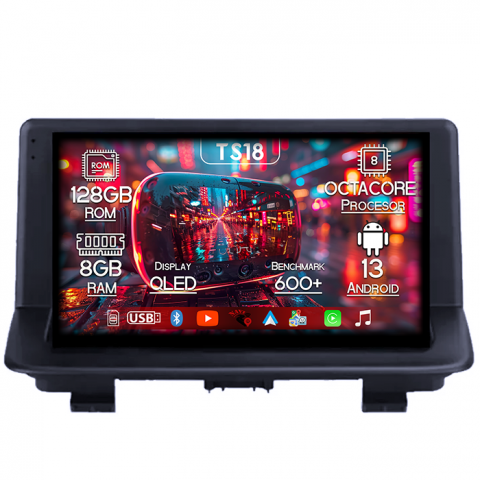 Audi Q3 - Navigatie dedicata Audi Q3 2011 - 2018, 8GB RAM 128GB ROM, Octacore, Platforma TS18, Android 13, Display QLED 9”, Suporta camera 360º, DSP, Carplay&Android Auto, SIM 4G, Ventilator Activ