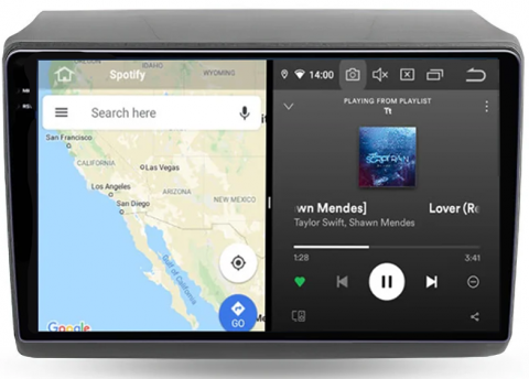 Navigatie dedicata Ducato 2020, 12GB RAM 256GB ROM, Android 13, Rezolutie 2K, Display QLED, 9", DSP, Carplay, Android Auto, Internet, Youtube, Waze, Wi Fi, USB [4]
