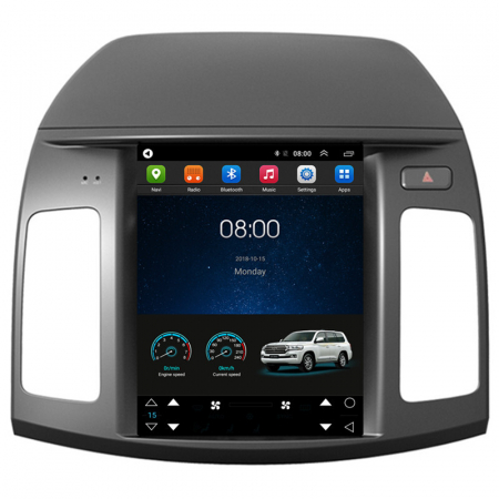 Hyundai - Navigatie dedicata Hyundai Elantra 2012-2015 Tesla Style, 8GB RAM 128GB ROM, Octacore, Android 14, Display QLED 9.7”, Suporta camera 360º, DSP, Carplay&Android Auto, SIM 4G, Ventilator Activ