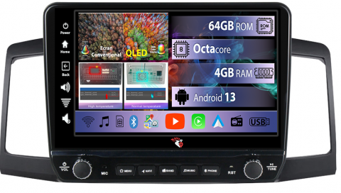 Toyota Allion Premio 2001-2007 - Navigatie dedicata Allion Premio 2001-2007 cu butoane rotative model 2024, 4GB RAM 64GB ROM, Quadcore, Android 13, Display QLED 9", DSP, Carplay, Android Auto, Internet, Youtube, Waze