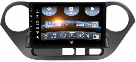 I10 2014-2017 - (Resigilata) Navigatie dedicata I10 2014-2016, 9 Inch, 2GB RAM 32GB ROM, Android 13, WiFi, Bluetooth, Magazin Play, Camera Marsarier