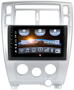 Tucson (2001-2009) - (Resigilata) Navigatie dedicata Hyundai Tucson 1 2004-2009, 2GB RAM 32GB ROM, Quad Core, Display 9" IPS Full HD, Carplay&Android Auto, Android 14, Suport camere AHD