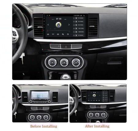 (Resigilata) Navigatie dedicata Mitsubishi Lancer 2007-2012, 2GB RAM 32GB ROM, Quad Core, Display 10" IPS Full HD, Carplay, Android 13, Bluetooth, Magazin Play, Suport camere AHD [2]