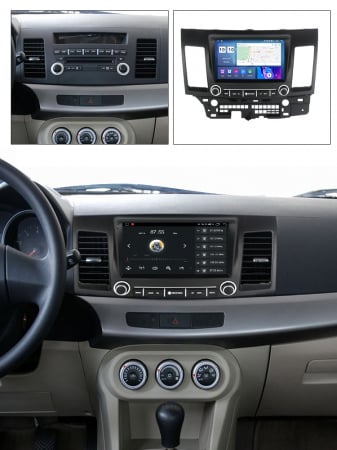 Navigatie dedicata Mitsubishi Lancer 2007-2012, 12GB RAM 256GB ROM, Android 13, Rezolutie 2K, Display QLED, 9", DSP, Carplay, Android Auto, Internet, Youtube, Waze, Wi Fi, USB [2]