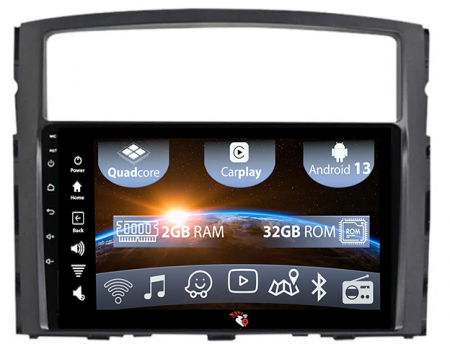 Mitsubishi - (Resigilata) Navigatie dedicata Mitsubishi Pajero 2006-2012, 9 Inch, 2GB RAM 32GB ROM, Android 13, WiFi, Bluetooth, Magazin Play, Camera Marsarier
