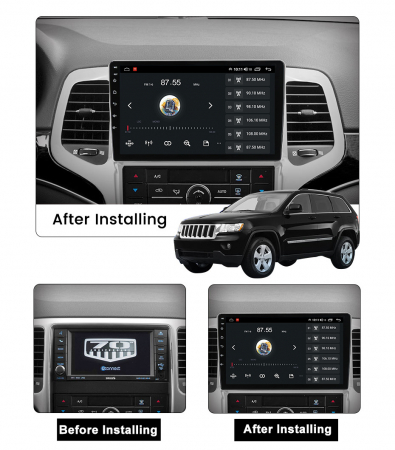 (Resigilata) Navigatie dedicata Jeep Grand Cherokee 2010-2013, 2GB RAM 32GB ROM, Quad Core, Display 9" IPS Full HD, Carplay, Android 13, Bluetooth, Magazin Play, Suport camere AHD [3]