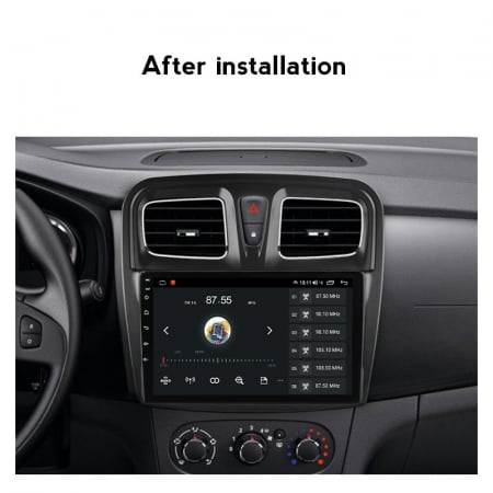 (Resigilata) Navigatie dedicata Renault Logan 2014-2019, 2GB RAM 32GB ROM, Quad Core, Display 9" IPS Full HD, Carplay, Android 13, Bluetooth, Magazin Play, Suport camere AHD [3]