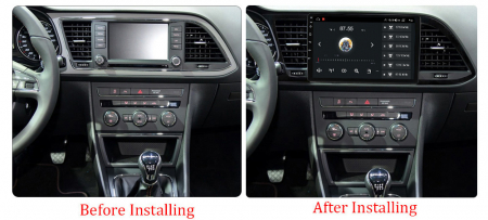 (Resigilata) Navigatie dedicata Seat Leon 2012-2018, 2GB RAM 32GB ROM, Quad Core, Display 9" IPS Full HD, Carplay, Android 13, Bluetooth, Magazin Play, Suport camere AHD [1]