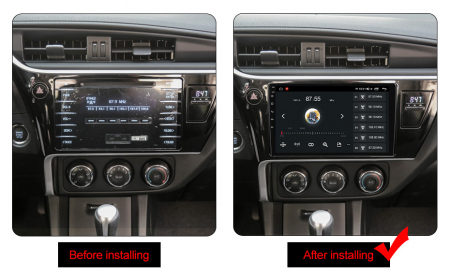 (Resigilata) Navigatie dedicata Toyota Corolla 11 Auris E180 2017-2018, 2GB RAM 32GB ROM, Quad Core, Display 9" IPS Full HD, Carplay, Android 13, Bluetooth, Magazin Play, Suport camere AHD [1]