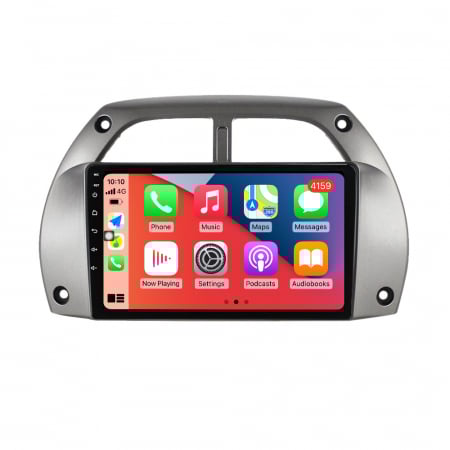 RAV4 2001-2006 - Navigatie dedicata Toyota RAV4 2001-2006, 8GB RAM 128GB ROM, Octacore, Platforma TS18, Android 13, Display QLED 9”, Suporta camera 360º, DSP, Carplay&Android Auto, SIM 4G, Ventilator Activ