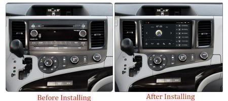 (Resigilata) Navigatie dedicata Toyota Sienna 2009-2014, 2GB RAM 32GB ROM, Quad Core, Display 9" IPS Full HD, Carplay, Android 13, Bluetooth, Magazin Play, Suport camere AHD [4]