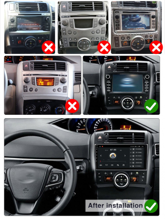 (Resigilata) Navigatie dedicata Toyota Verso 2009-2018, 2GB RAM 32GB ROM, Quad Core, Display 9" IPS Full HD, Carplay, Android 13, Bluetooth, Magazin Play, Suport camere AHD [1]