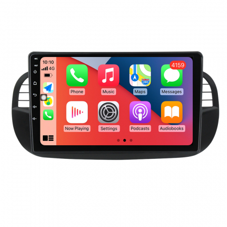Navigatie dedicata Fiat 500, 4GB RAM 32GB ROM, Octacore, Android 14, Display QLED 1K 9", DSP, Carplay&Android Auto, SIM 4G, Bluetooth, Ventilator Activ [2]