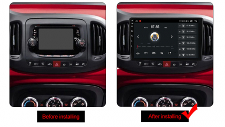 Navigatie dedicata Fiat 500L 2012-2017, 4GB RAM 32GB ROM, Octacore, Android 14, Display QLED 1K 9", DSP, Carplay&Android Auto, SIM 4G, Bluetooth, Ventilator Activ [4]