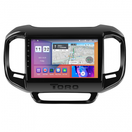 Navigatie dedicata Fiat Toro 2017-2020, 4GB RAM 32GB ROM, Octacore, Android 14, Display QLED 1K 9", DSP, Carplay&Android Auto, SIM 4G, Bluetooth, Ventilator Activ [3]
