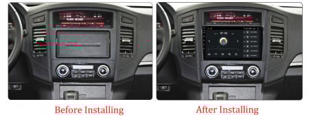 Navigatie dedicata Mitsubishi Pajero 2006-2014, 4GB RAM 32GB ROM, Octacore, Android 14, Display QLED 1K 9", DSP, Carplay&Android Auto, SIM 4G, Bluetooth, Ventilator Activ [3]
