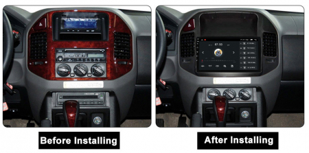 Navigatie dedicata Mitsubishi Pajero V73, 4GB RAM 32GB ROM, Octacore, Android 14, Display QLED 1K 9", DSP, Carplay&Android Auto, SIM 4G, Bluetooth, Ventilator Activ [4]