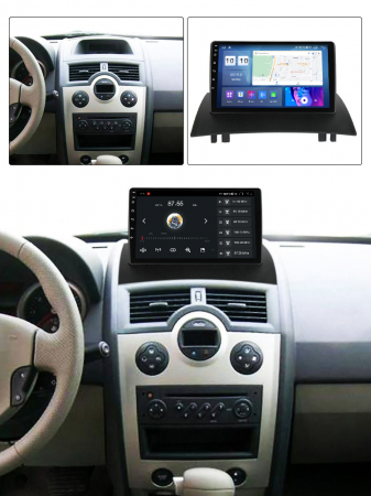 Navigatie dedicata Renault Megane 2 2002-2009, 4GB RAM 32GB ROM, Octacore, Android 14, Display QLED 1K 9", DSP, Carplay&Android Auto, SIM 4G, Bluetooth, Ventilator Activ [3]