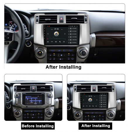 Navigatie dedicata Toyota 4Runner 2009-2017, 4GB RAM 32GB ROM, Octacore, Android 14, Display QLED 1K 9", DSP, Carplay&Android Auto, SIM 4G, Bluetooth, Ventilator Activ [2]