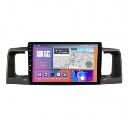 Navigatie dedicata Toyota Corolla 2000-2004, 4GB RAM 32GB ROM, Octacore, Android 14, Display QLED 1K 9", DSP, Carplay&Android Auto, SIM 4G, Bluetooth, Ventilator Activ [2]