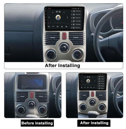 Navigatie dedicata Toyota Rush 2006-2016, 4GB RAM 32GB ROM, Octacore, Android 14, Display QLED 1K 9", DSP, Carplay&Android Auto, SIM 4G, Bluetooth, Ventilator Activ [4]