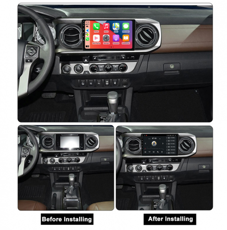 Navigatie dedicata Toyota Tacoma 2015-2021, 4GB RAM 32GB ROM, Octacore, Android 14, Display QLED 1K 9", DSP, Carplay&Android Auto, SIM 4G, Bluetooth, Ventilator Activ [4]