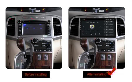 Navigatie dedicata Toyota Venza 2008-2016, 4GB RAM 32GB ROM, Octacore, Android 14, Display QLED 1K 9", DSP, Carplay&Android Auto, SIM 4G, Bluetooth, Ventilator Activ [4]