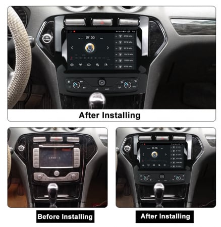Navigatie dedicata Ford Mondeo 2007-2011, 4GB RAM 64GB ROM, Octacore, Android 13, Display QLED 9", DSP, Carplay, Android Auto, Internet, Youtube, Waze, WIFI, Bluetooth [4]