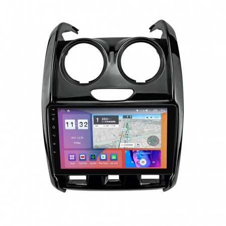Navigatie dedicata Renault Duster 2015-2020 Lada Largus 2021, 4GB RAM 64GB ROM, Octacore, Android 13, Display QLED 9", DSP, Carplay, Android Auto, Internet, Youtube, Waze, WIFI, Bluet [3]