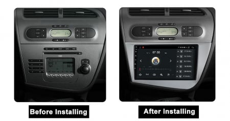 Navigatie dedicata Seat Leon 2005-2012, 4GB RAM 64GB ROM, Octacore, Android 13, Display QLED 9", DSP, Carplay, Android Auto, Internet, Youtube, Waze, WIFI, Bluetooth [4]