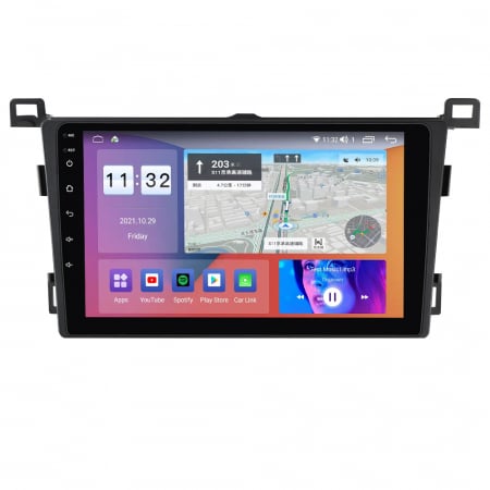 Navigatie dedicata Toyota RAV4 2013-2018, 4GB RAM 64GB ROM, Octacore, Android 13, Display QLED 9", DSP, Carplay, Android Auto, Internet, Youtube, Waze, WIFI, Bluetooth [3]