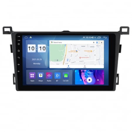 Navigatie dedicata Toyota RAV4 2013-2018, 4GB RAM 64GB ROM, Octacore, Android 13, Display QLED 9", DSP, Carplay, Android Auto, Internet, Youtube, Waze, WIFI, Bluetooth [2]