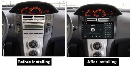 Navigatie dedicata Toyota Yaris 2005-2012, 4GB RAM 64GB ROM, Octacore, Android 13, Display QLED 9", DSP, Carplay, Android Auto, Internet, Youtube, Waze, WIFI, Bluetooth [4]