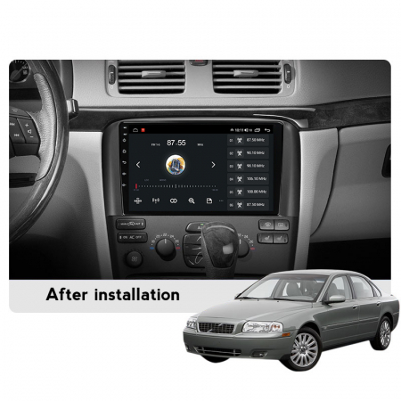 Navigatie dedicata Volvo S80 1998-2006, 4GB RAM 64GB ROM, Octacore, Android 13, Display QLED 9", DSP, Carplay, Android Auto, Internet, Youtube, Waze, WIFI, Bluetooth [3]