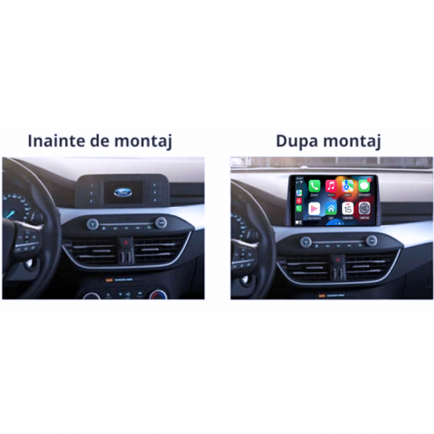 Navigatie NAVI-IT compatibil cu Ford Focus 2019+, 12GB RAM 256GB ROM, Android 13, Rezolutie 2K, Display QLED, 9", DSP, Carplay, Android Auto, Internet, Youtube, Waze, Wi Fi, USB [4]