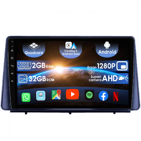 Focus 2019 - (Resigilata) Navigatie NAVI-IT compatibil cu Ford Focus 2019+, 2GB RAM 32GB ROM, Quad Core, Display 9" IPS Full HD, Carplay, Android 13, Bluetooth, Magazin Play, Suport camere AHD