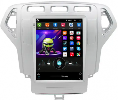 Ford Mondeo 2006-2010 - Navigatie dedicata Ford Mondeo 2007-2011 Tesla Style, 9.7 inch, 8GB RAM 128GB ROM, ANDROID 13, Carplay&Android Auto, Internet, Aplicatii, Waze, Gps