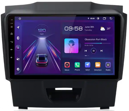 Navigatie dedicata Isuzu D-Max 2017, 4GB RAM 32GB ROM, Octacore, Android 14, Display QLED 1K 9", DSP, Carplay&Android Auto, SIM 4G, Bluetooth, Ventilator Activ [1]