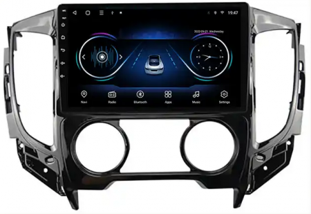 Mitsubishi - Navigatie dedicata Mitsubishi Triton 2015, 8GB RAM 128GB ROM, Octacore, Platforma TS18, Android 13, Display QLED 9”, Suporta camera 360º, DSP, Carplay&Android Auto, SIM 4G, Ventilator Activ